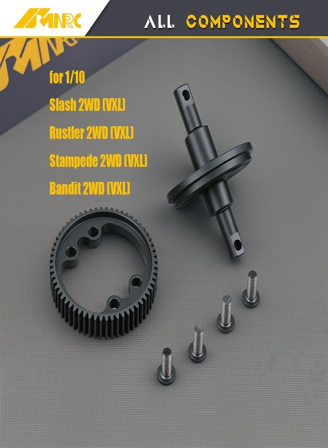 NMNRC 45# Steel Transmission Main Spur Gear for 1/10 Slash Rustler Stampede Bandit 2WD VXL XL-5 Series RC Car Upgrades Part - Image 3